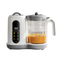 Blender & Prosesor Makanan Bayi Bebas BPA dengan Daya 450W Tegangan 220-240V untuk Mengukus Buah/Daging/Ikan/Sayuran, MOQ Rendah