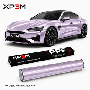 XP3M Liquid Metallic Jedi <b>Pink</b> Liquid Metal Gloss TPU Color PPF Car <b>Wrap</b> Vinyl 7.5 Mil Self Healing Anti Scratch Anti Yellowing - Product Image 1