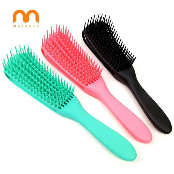 Wide Tooth Fluffy Styling Curved Eight
