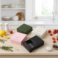 Boîte à bijoux en carton rigide avec logo personnalisé, écologique et tendance, boîte à bijoux avec tiroir, emballage cadeau