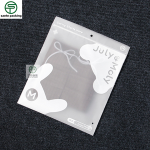 Custom Printed Underwear Press on <strong>Nails</strong> Packaging <strong>Pouch</strong> Frosted CPE Zipper Bags with Premium Color Printing - Product Image 5