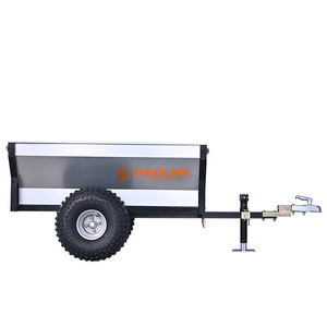 <span class=keywords><strong>Remolque</strong></span> de Acero para ATV Utilitario Pequeño con Capacidad de 500 kg para Uso en Granjas, Jardines, Césped y Senderos, Transporte de Motocicletas - Product Image 4