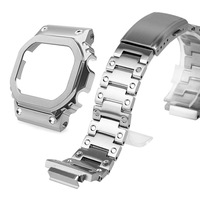 Kit de modification de bracelet et de boîtier de montre en acier inoxydable haut de gamme pour Casio GA2100 GM5600 DW5600 G Shock Accessoires de montre