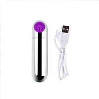 Leistungsstarker Bullet-Vibrator G-Punkt-Stimulation Weiblicher Klitoris-Stimulator USB-Aufladbar Erotisches Sexspielzeug für Erwachsene