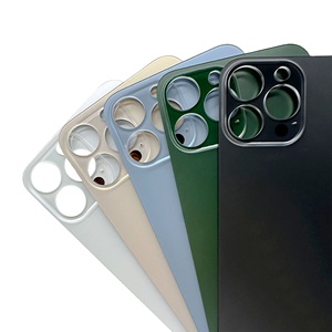 Coque arrière noire intégrale en verre pour iPhone 8 8G X XS XSMAX XR SE2 SE3 11/12/13 Pro 14 Pro Max - Product Image 2