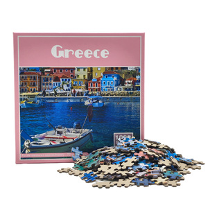 Prix usine personnalisé ville paysage animal conception enfants <span class=keywords><strong>puzzle</strong></span> portable 1000 <span class=keywords><strong>pièces</strong></span> boîte de jeu pour adultes enfants - Product Image 3
