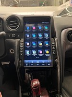 Autoradio Android 13,6'' 9,7'' 14,5'' avec Wifi, GPS, navigation, écran vertical pour Nissan GTR GT-R, Carplay, lecteur BT