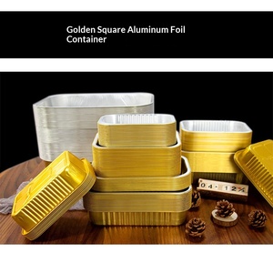 קופסת אלומיניום חד פעמית מלבנית בנפח 320 מיליליטר עם מכסה PP לאחסון פירות, מזון משלוח וטייק אווי. - Product Image 5