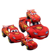 ROXGOCT Mainan Mobil Boneka Plush Super Lembut Merah Toy Story Lintas Negara dengan Isian Kapas PP 31cm-50cm
