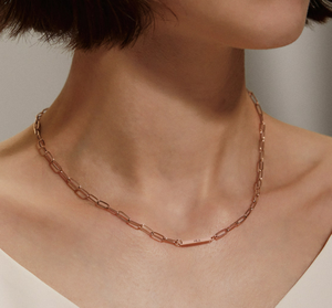 パーソナライズされたカスタム名ネックレスステンレススチール18Kペーパークリップネックレスミニマリストジュエリー女性用ギフト - Product Image 6