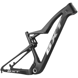 bxt carbon mountain bike frame full suspension mtb boost 148 size S M L XL carbon mtb frame bxt full suspension frame