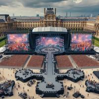 Scène Portable Événementielle Abordable à Vendre, Plateforme Modulable pour Mariage, Concert, DJ et Événements Intérieurs