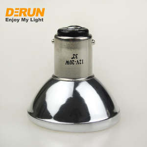 Lámpara reflectora de punto de aluminio AR37 Bombilla halógena Cirugía médica 12V 20W BA15D 32 grados, - Product Image 5