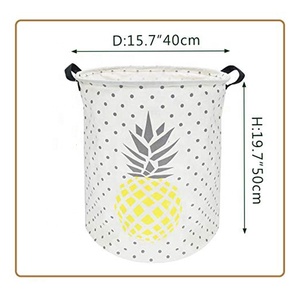 Panier à linge pliable Aifute avec poignée robuste et cordon de serrage, grande capacité 90x120cm, pour le rangement à domicile et les voyages - Product Image 2