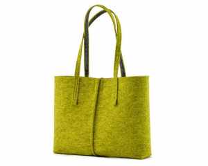 Bolso de fieltro personalizado para mujer con logotipo ecológico personalizado, bolso de compras ligero - Product Image 6