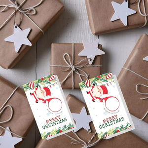 รวมสติ๊กเกอร์เงินรอบรอยขีดข่วนสำหรับวันหยุดคริสต์มาสบัตรคูปองลูกค้าแบบ DIY เขียนในส่วนลดของคุณเอง - Product Image 5