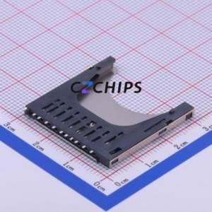 SD-111 SD Card / Memory Card Connector SMD Connector Self-Return Type Standard SD Card Card Holder 2.9mm - Product Image 2