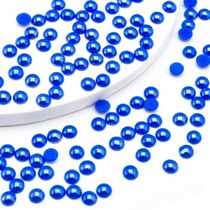 Perles demi-rondes en céramique OLeeya en gros, perles thermocollantes pour vêtements et t-shirts - Product Image 4
