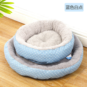China Nettes modernes Bett Katze Runde Designer Leinwand Günstige Haustier bedarf Hunde bett - Product Image 5