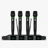 Système de microphone sans fil multifonction U-8700 avec micros portatifs, cravate et de conférence