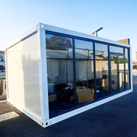 Approvisionnement d'usine 20 pieds 40 pieds chantier de construction conteneur bureau portable maison préfabriquée conteneur pliable atelier ou bureau