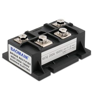 Một pha Diode CHỈNH LƯU cầu MDQ-200A 200A 1600V 4-thiết bị đầu cuối đầy đủ sóng Diode mô-đun với tản nhiệt nhôm CNC gia công - Product Image 5