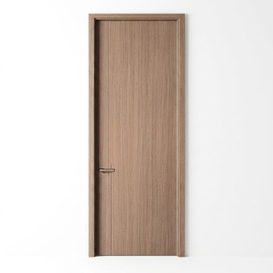 Porte intérieure <span class=keywords><strong>en</strong></span> <span class=keywords><strong>bois</strong></span> écologique minimaliste moderne <span class=keywords><strong>en</strong></span> HDF mélaminé sans formaldéhyde pour chambre à coucher - Product Image 1