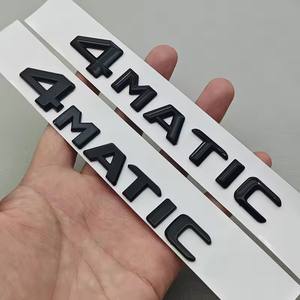 Nouvelle marque 3D ABS Chrome 4MATIC autocollants de Logo de voiture pour <span class=keywords><strong>Mercedes</strong></span> C63 C200L insignes d'emblème de <span class=keywords><strong>coffre</strong></span> arrière nouveau 3D ABS Chrome <span class=keywords><strong>coffre</strong></span> arrière - Product Image 5