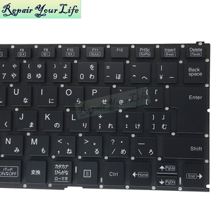 JP คีย์บอร์ดแล็ปท็อปญี่ปุ่น NSK-220PQ แป้นพิมพ์9Z.NGUPQ.00J AEKHJ00010สีดำใหม่ไม่มีกรอบ - Product Image 3