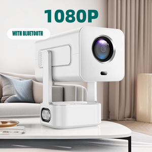 Projecteur autonome 1080P à mise au point automatique pour home cinéma, karaoké, haute luminosité - Product Image 1