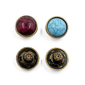 Rivets de vêtement en laiton et métal en pierre avec strass coloré et perle bouton décoration <span class=keywords><strong>rivet</strong></span> pour <span class=keywords><strong>jean</strong></span> - Product Image 3