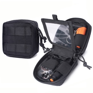 Mini bolsa de munición compacta Molle táctica, bolsa de cinturón de administración de uso <span class=keywords><strong>General</strong></span>, herramienta EDC, equipo de supervivencia de seguridad - Product Image 1