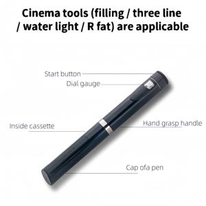 V3 60u धातु पेन इंजेक्शन पेन | टिकाऊ आवास | चिकनी स्टेप कंट्रोल | एक 3 मिली कारतूस बोतल के साथ जोड़ा गया - Product Image 4