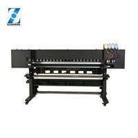 1,6 m 1,8 m 3,2 m 1440dpi zhou apellido mejor Flex Banner Plotter de gran formato impresora Eco solvente con Dx5 cabeza de impresión