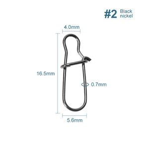 Engranaje de pesca, accesorios pequeños, Pin de conector sólido, rodamiento de anillo dividido rápido, giratorio - Product Image 6