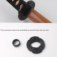 Bâton en bois artisanat samouraï bâton Cosplay couteau de pratique en bois Juhedo Kendo gravé accessoires spéciaux écologiques