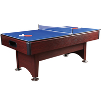 Table de Ping-Pong, 3 en 1, de piscine, salle à manger, 7ft