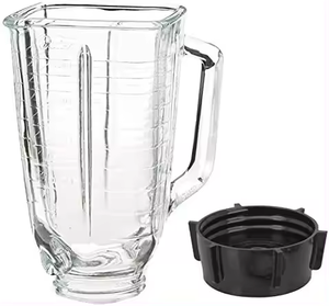 Kit de reemplazo de tarro de <span class=keywords><strong>licuadora</strong></span> de vidrio cuadrado para <span class=keywords><strong>licuadora</strong></span> <span class=keywords><strong>Oster</strong></span>, 1,25 litros-5,5 tazas - Product Image 1