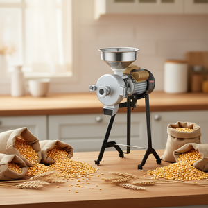 Moulin à céréales électrique Vevor 3000W, pour maïs et blé, utilisation à sec et à humide, facile à utiliser, pour usage domestique - Product Image 2