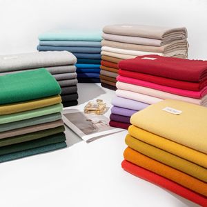 Nouveau automne hiver cachemire-comme couleur unie bleu écharpe femmes paisible tranquille respirant haut <span class=keywords><strong>de</strong></span> gamme sensation hiver cache-cou - Product Image 4