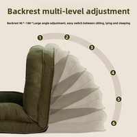 Chaise longue réglable lit pour chambre à coucher chien humain maison pliante balcon énorme viral simple Tatami chaise longue canapé