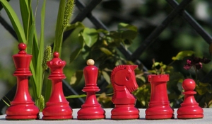 Dubrovnik Bobby Fischer Bộ Cờ Vua Bằng Gỗ Hoàn Thiện Mờ 1950 Chất Lượng Hàng Đầu Trò Chơi Cờ Bàn - Product Image 2