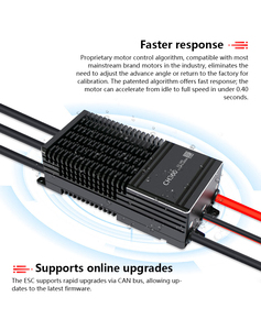 Controlador de velocidad de alta corriente CH300 120A ESC 12‑24S con protección IPX4 para piezas de potencia de drones de reparto de carga pesada - Product Image 5
