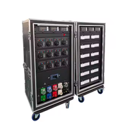 ST disesuaikan 19-Pin Socapex Plug 3-Phase tahap distribusi listrik kotak tembaga daya Distro peralatan dengan Breaker Output