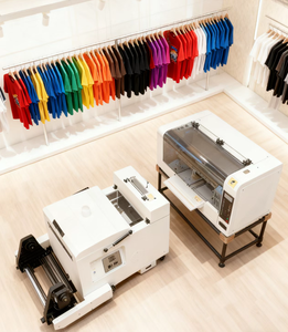 New Model Direct to Film T-shirt Digital <b>Printer</b> DTF Printing Machinery with Dual Heads <b>White</b> Ink Circulation - Product Image 5