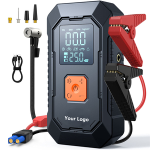 Démarreur de voiture portable 12V avec compresseur d'air 150 PSI, <span class=keywords><strong>booster</strong></span> de <span class=keywords><strong>batterie</strong></span> d'urgence 4-en-1 et <span class=keywords><strong>batterie</strong></span> externe pour voiture et SUV - Product Image 1