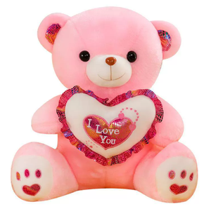 Gli orsacchiotti molto popolari prodotti dalla fabbrica, molti giocattoli di peluche di orsacchiotto di dimensioni con luci riempiono di cotone PP - Product Image 1