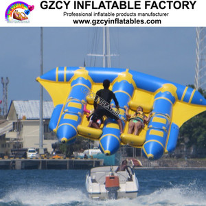 Jouet aquatique gonflable remorquable en forme de <span class=keywords><strong>raie</strong></span> <span class=keywords><strong>manta</strong></span> volante, certifié CE, en PVC, capacité de 100 à 500 kg pour 5 à 10 passagers, comprend - Product Image 5