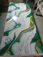 Panel de Pared de PVC con Diseño de Mármol UV de Lujo para Interiores, Precio de Fábrica, Paneles y Tableros Elegantes para Decoración del Hogar