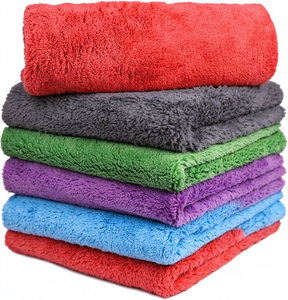 Serviette de séchage pour voiture en microfibre extra large 24x36 1400GSM ultra douce double face sans rayures sans traces absorbante pour lavage de voiture - Product Image 1